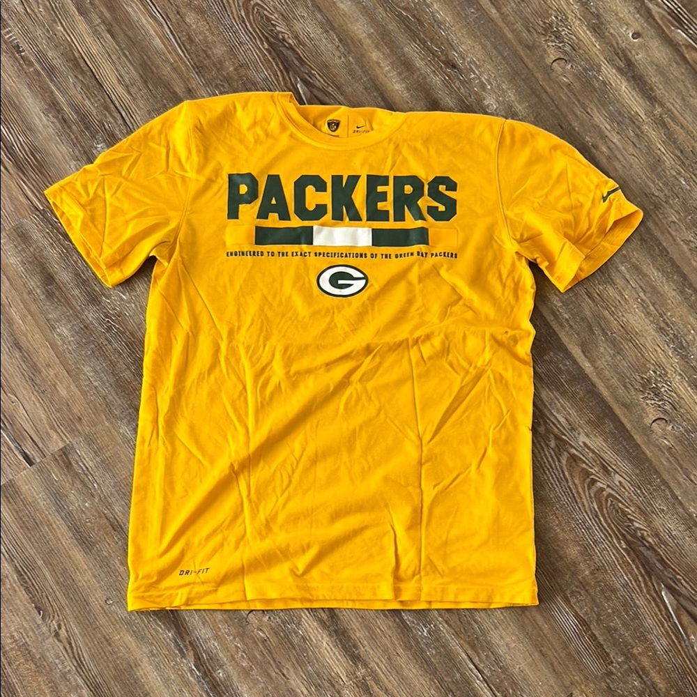 Nike Men's Yellow Packers T-Shirt